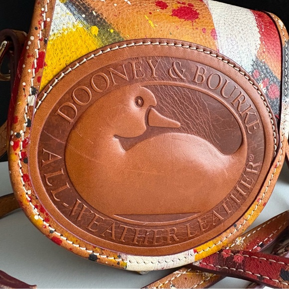 Dooney & Bourke Big Duck Dipinta Florentine Leather Limited Edition Bag - Picture 5 of 16